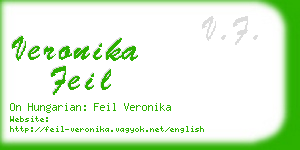 veronika feil business card